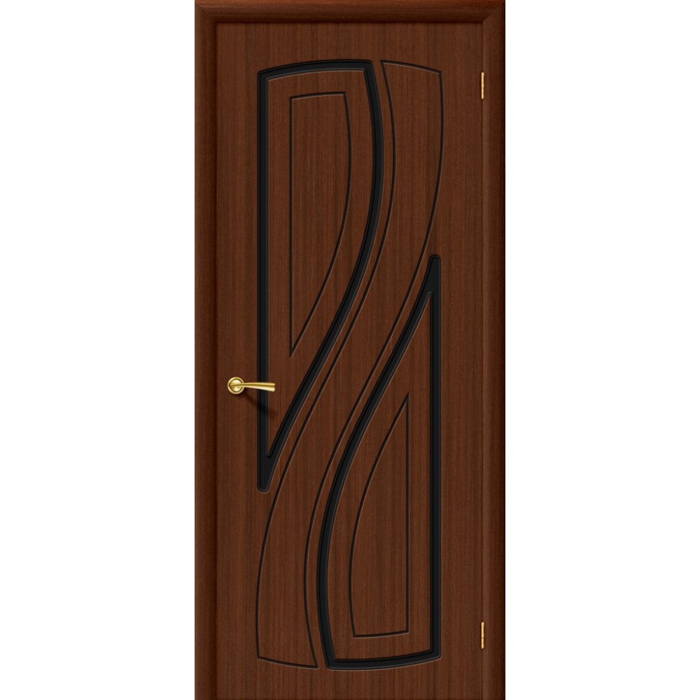 Межкомнатная дверь Лагуна Ф-17 (Шоколад)