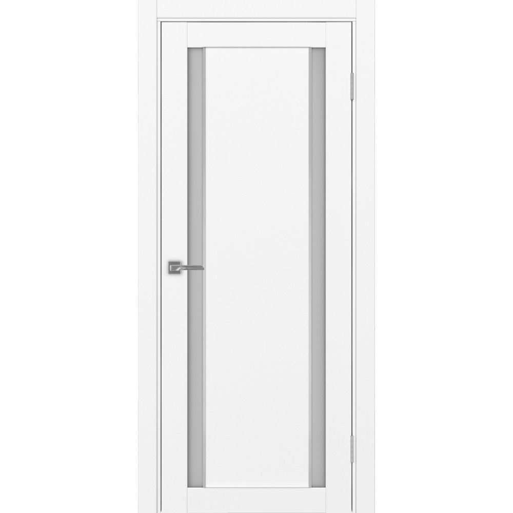 Межкомнатная дверь Турин 522 АПС SC.212 Молдинг Белый снежный