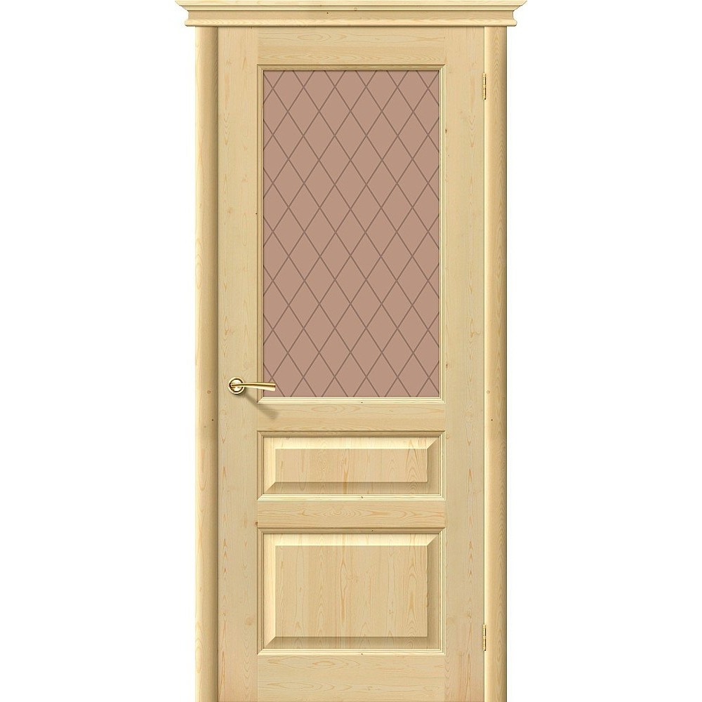 Межкомнатная дверь М5 Без отделки/Кристалл