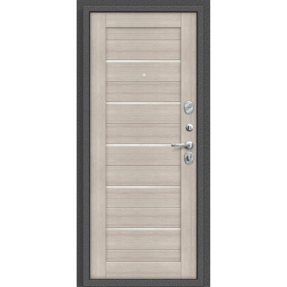 Входная металлическая дверь Porta S 104.П22 Антик Серебро/Cappuccino Veralinga